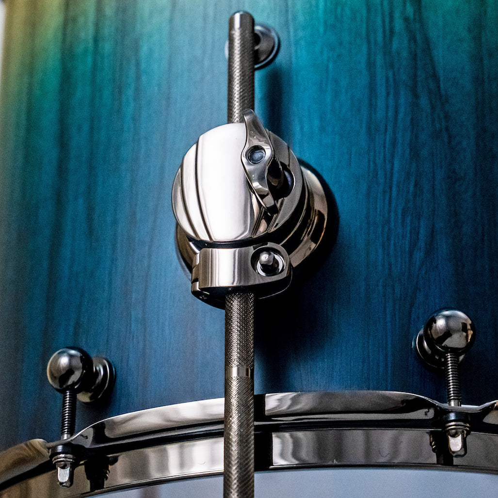 Chaos Elite Custom Drum Kit Maple & Black Limba - Blue Fade