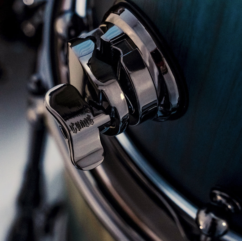 Chaos Elite Custom Drum Kit Maple & Black Limba - Blue Fade