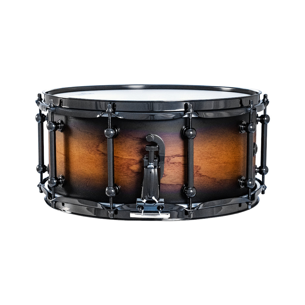 Chaos Phoenix II 14x6.5 Maple & Oak Snare Drum - Orange Burst