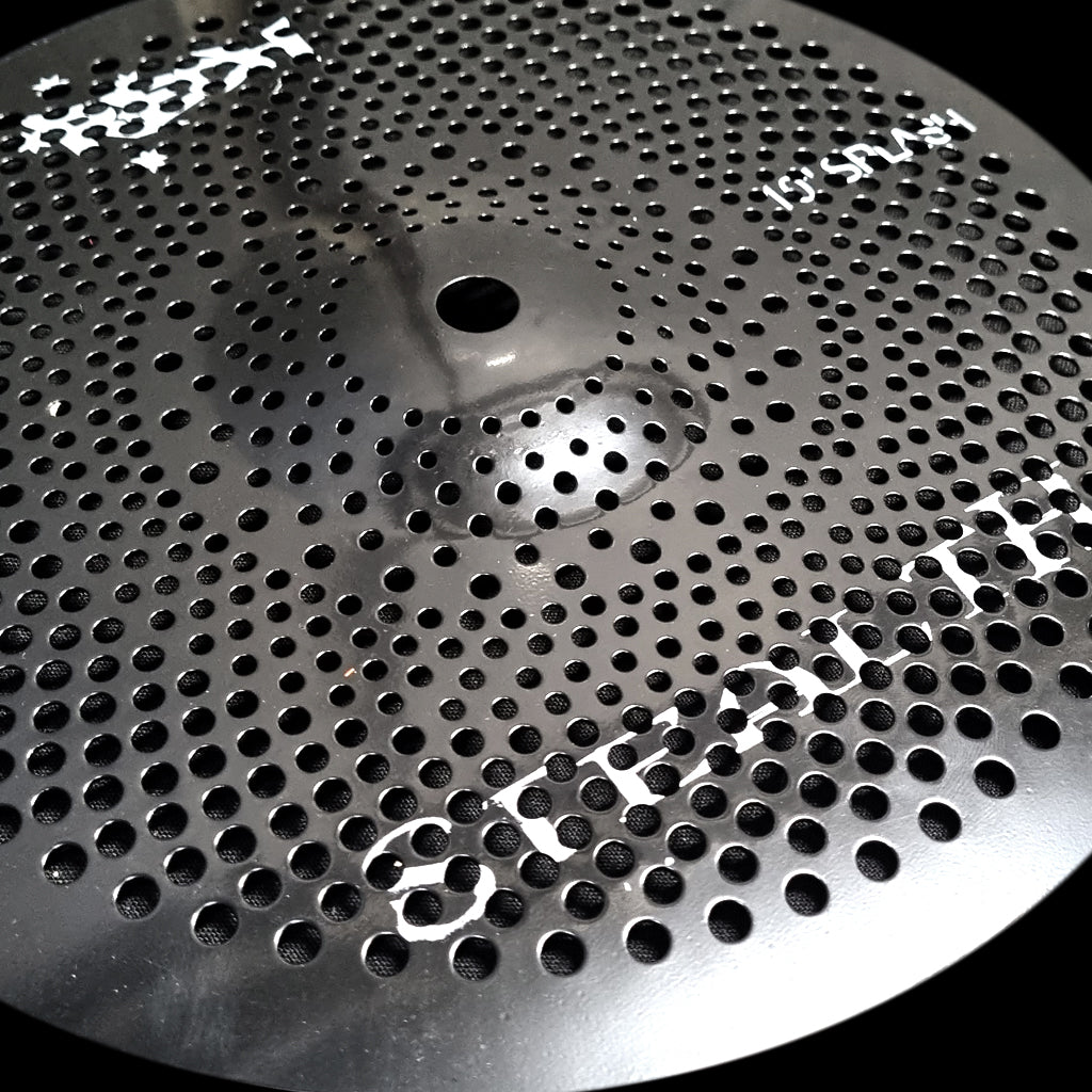 Rech Stealth 10" Low Volume Splash Cymbal - Black