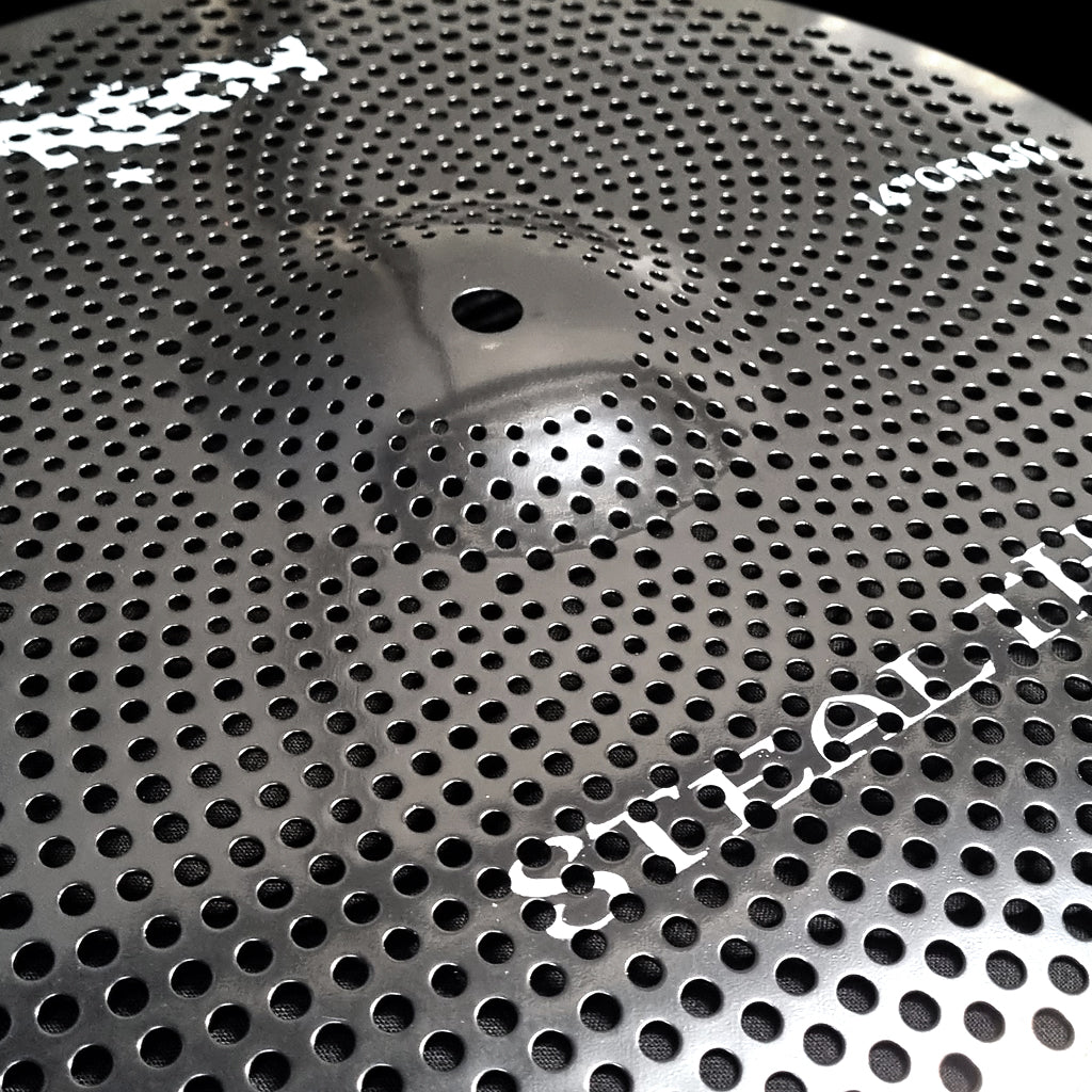 Rech Stealth 14" Low Volume Crash Cymbal - Black