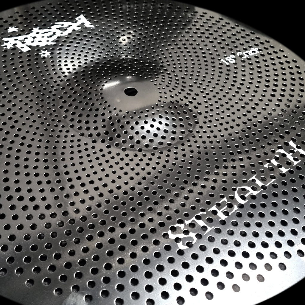 Rech Stealth 18" Low Volume Crash Cymbal - Black