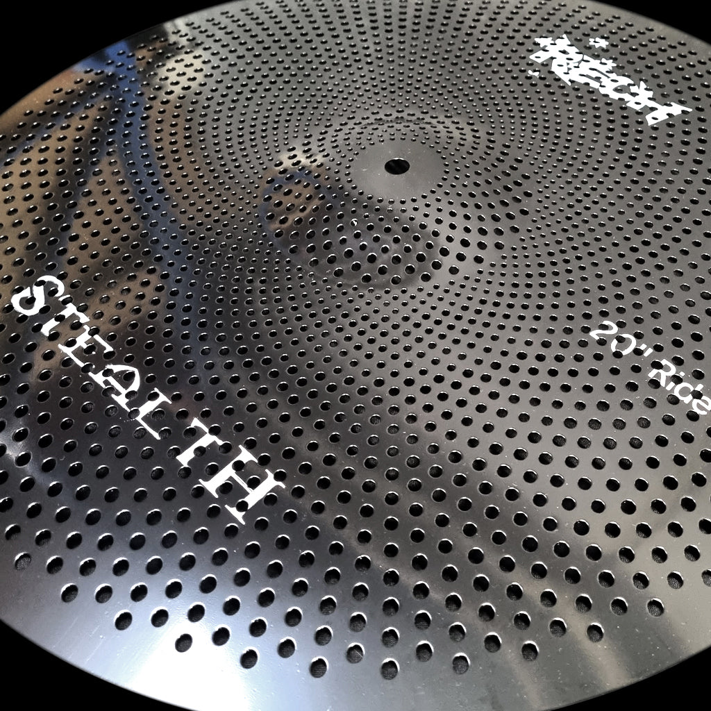 Rech Stealth 20" Low Volume Ride Cymbal - Black