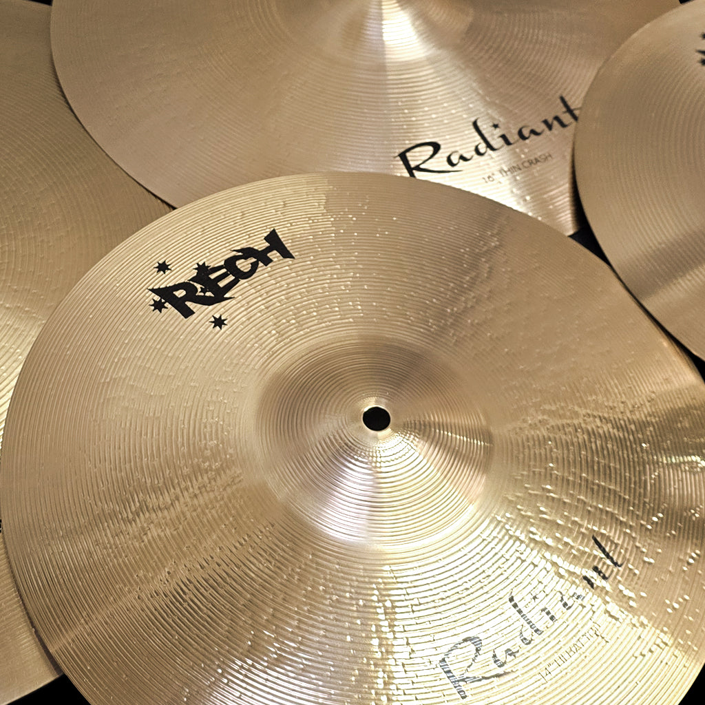 Rech Radiant 4 Piece Cymbal Pack Set