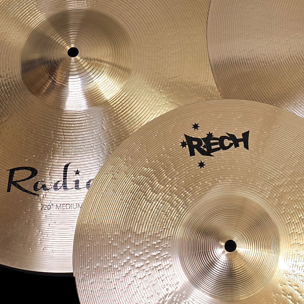Rech Radiant 4 Piece Cymbal Pack Set