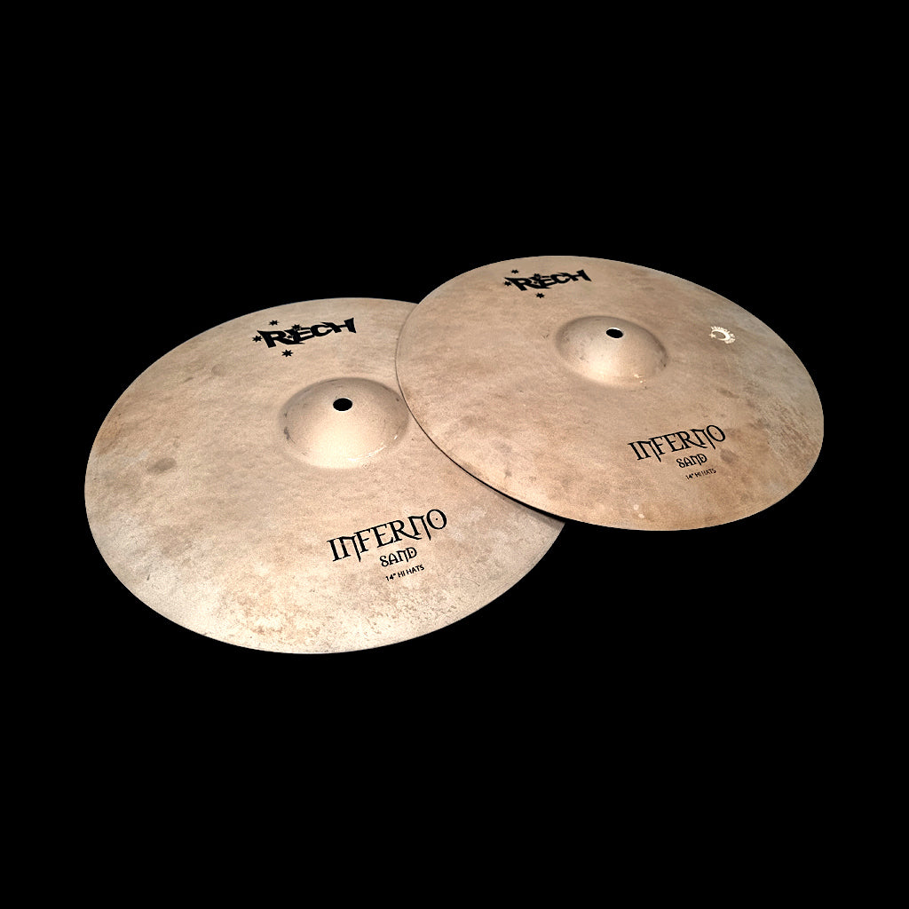 Rech Inferno Sand 14" Hi Hat Cymbals