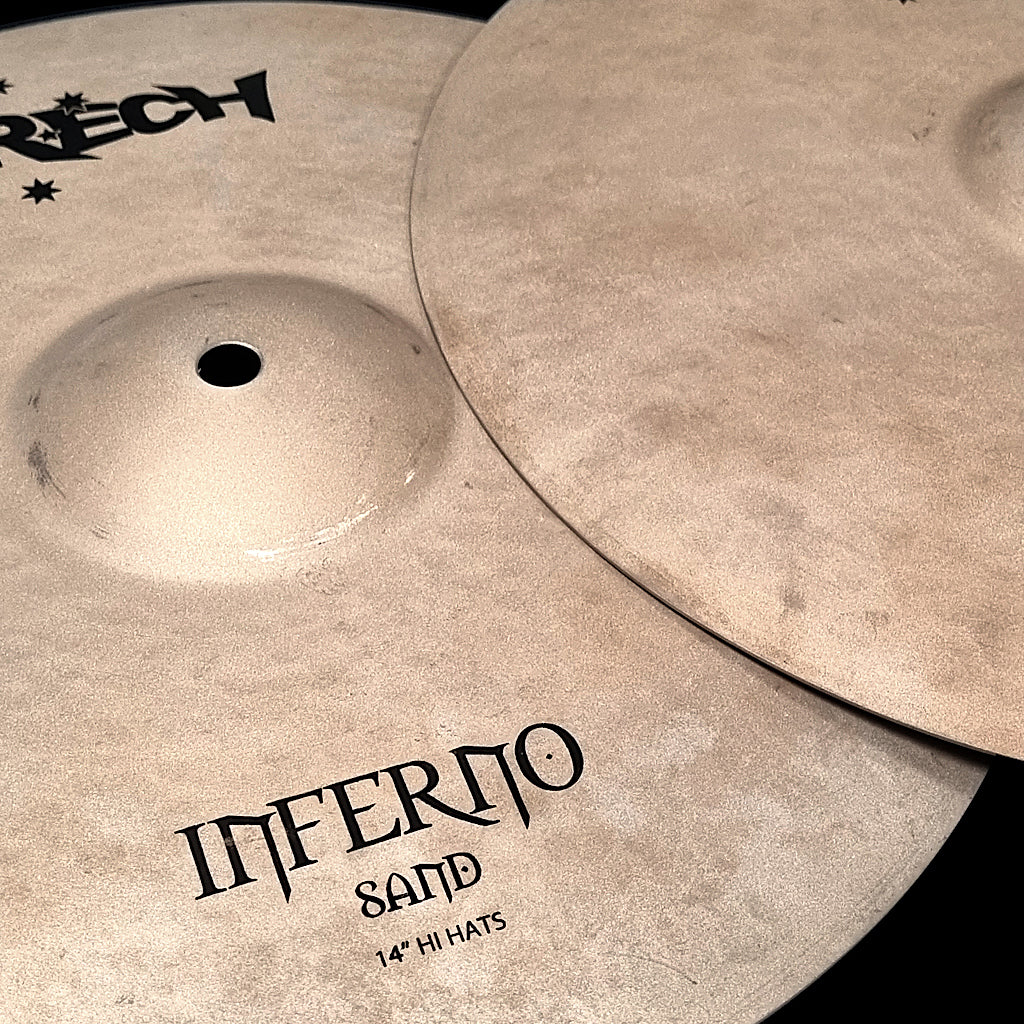 Rech Inferno Sand 14" Hi Hat Cymbals