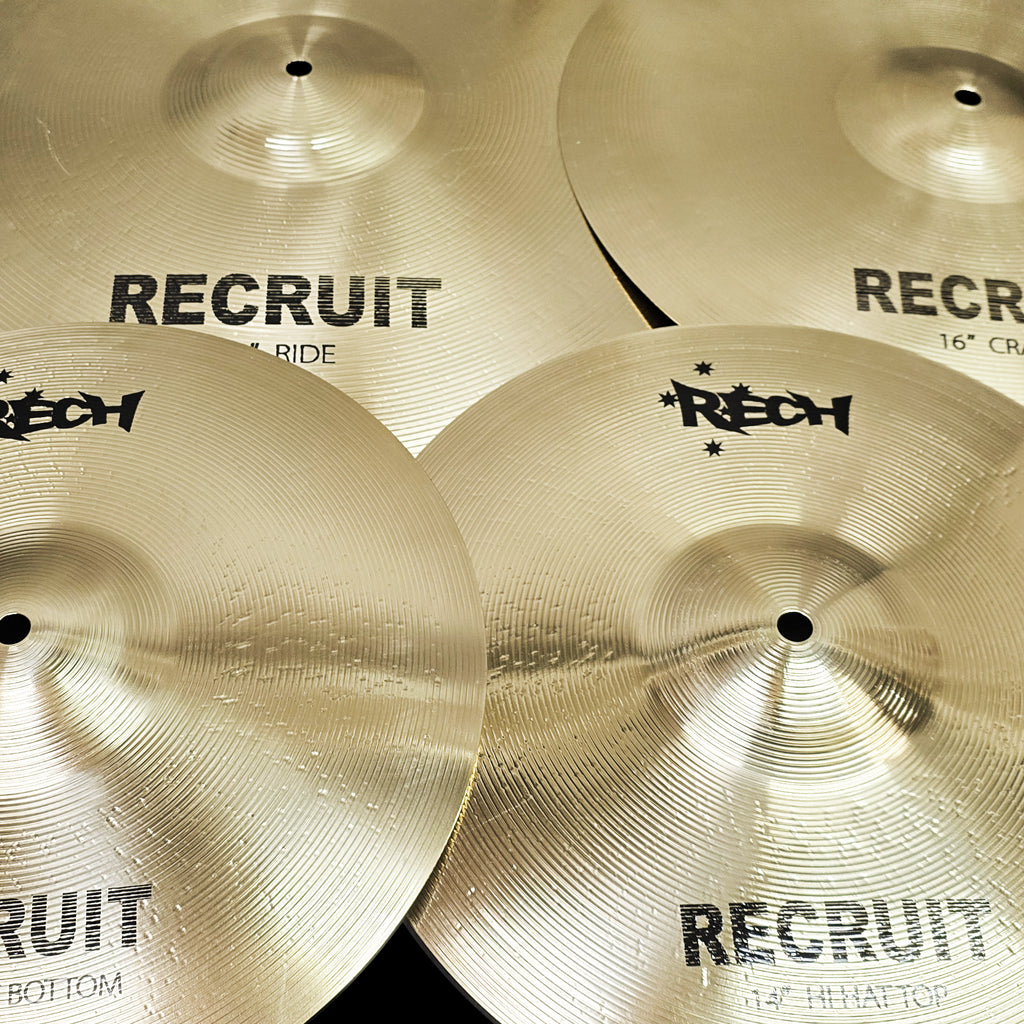 Rech Recruit 4 Piece Cymbal Pack Set
