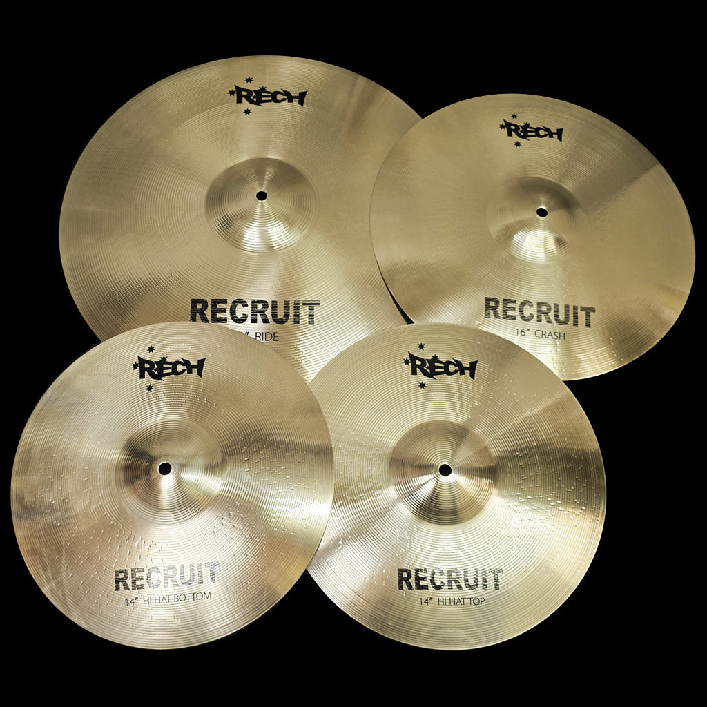 Rech Recruit 4 Piece Cymbal Pack Set