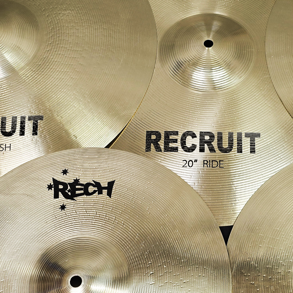 Rech Recruit 5 Piece Cymbal Pack Set