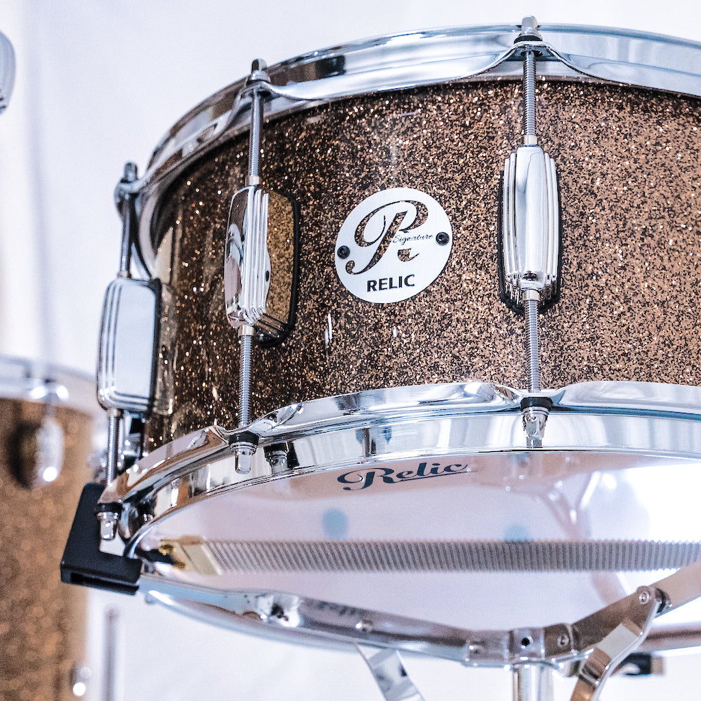 Relic Signature Beech Drum Kit - Brown Sparkle