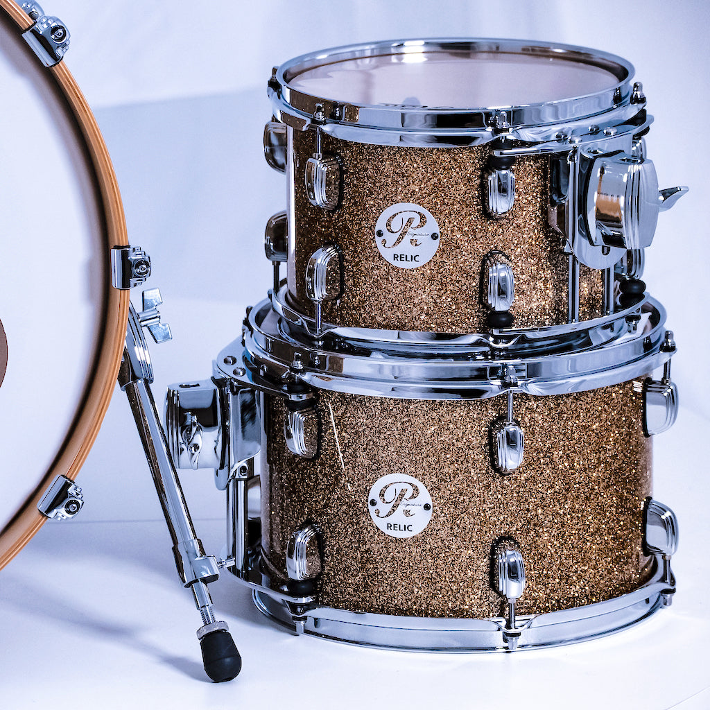Relic Signature Beech Drum Kit - Champagne Sparkle