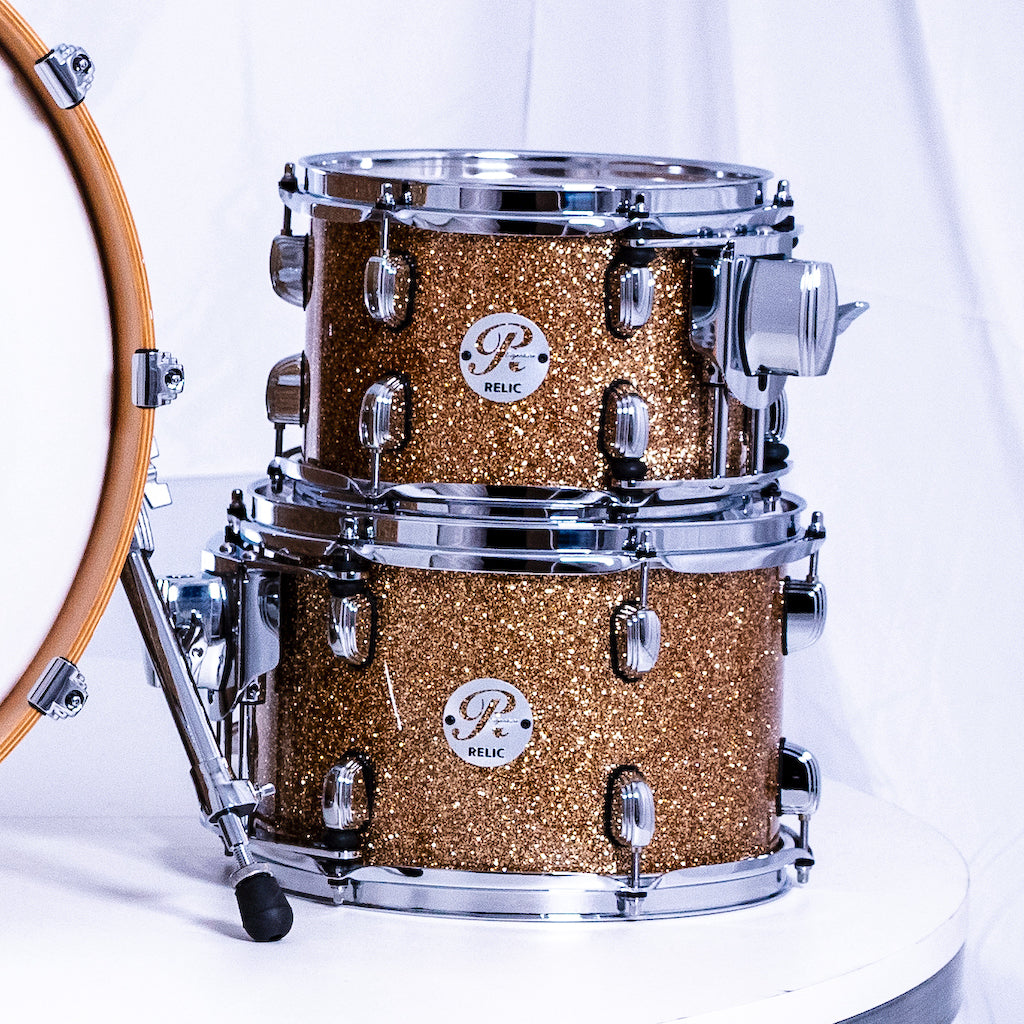 Relic Signature Beech Drum Kit - Champagne Sparkle