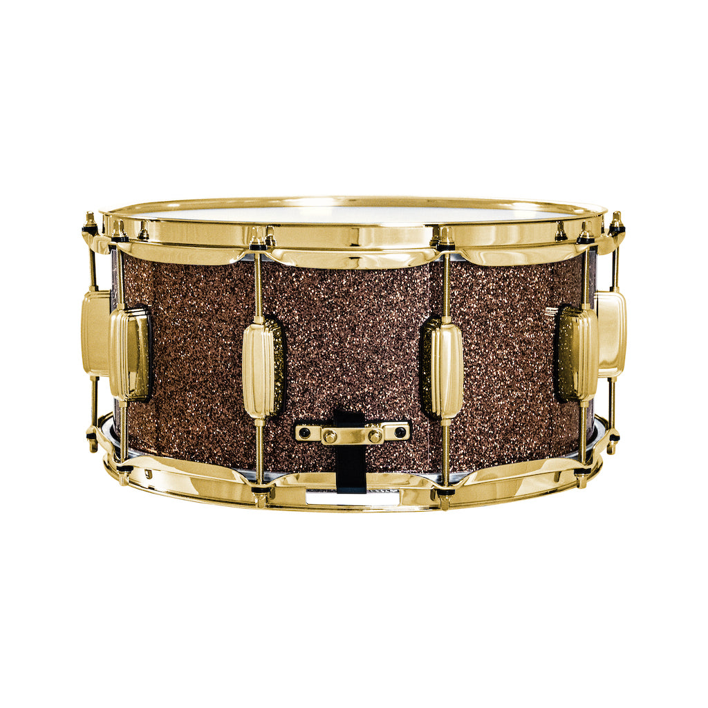 Relic Signature Beech 14x6.5 Snare Drum - Brown Sparkle