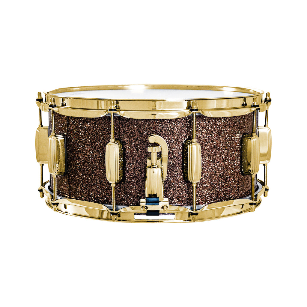Relic Signature Beech 14x6.5 Snare Drum - Brown Sparkle