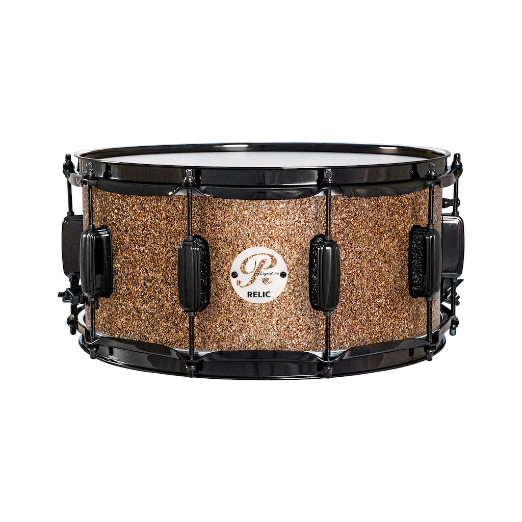 Relic Signature Beech 14x6.5 Snare Drum - Champagne Sparkle