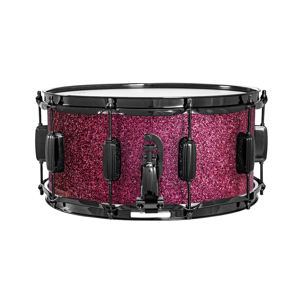 Relic Signature Beech 14x6.5 Snare Drum - Pink Sparkle