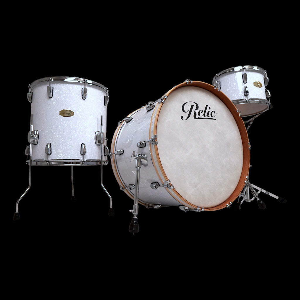 Relic Lineage Drum Kit - White Pearl