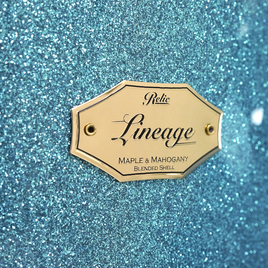 Relic Lineage Drum Kit - Arctic Blue Sparkle