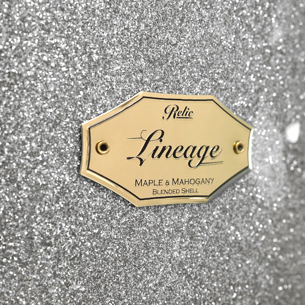 Relic Lineage Drum Kit - Silver Sparkle