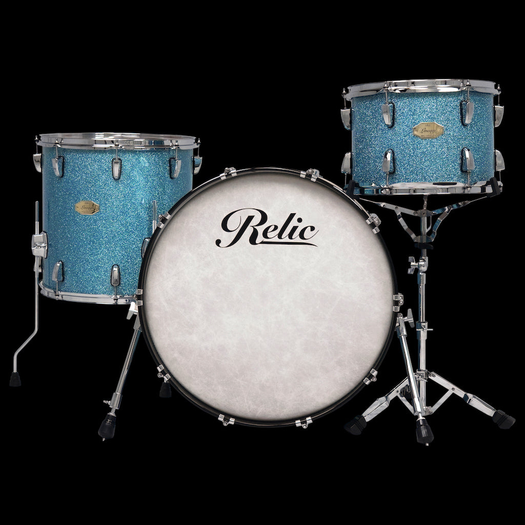 Relic Lineage Drum Kit - Arctic Blue Sparkle