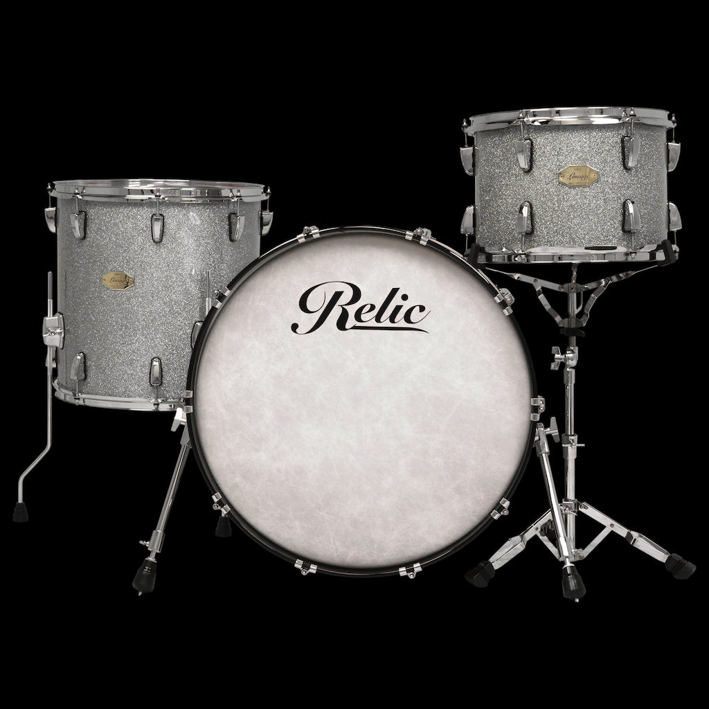 Relic Lineage Drum Kit - Silver Sparkle