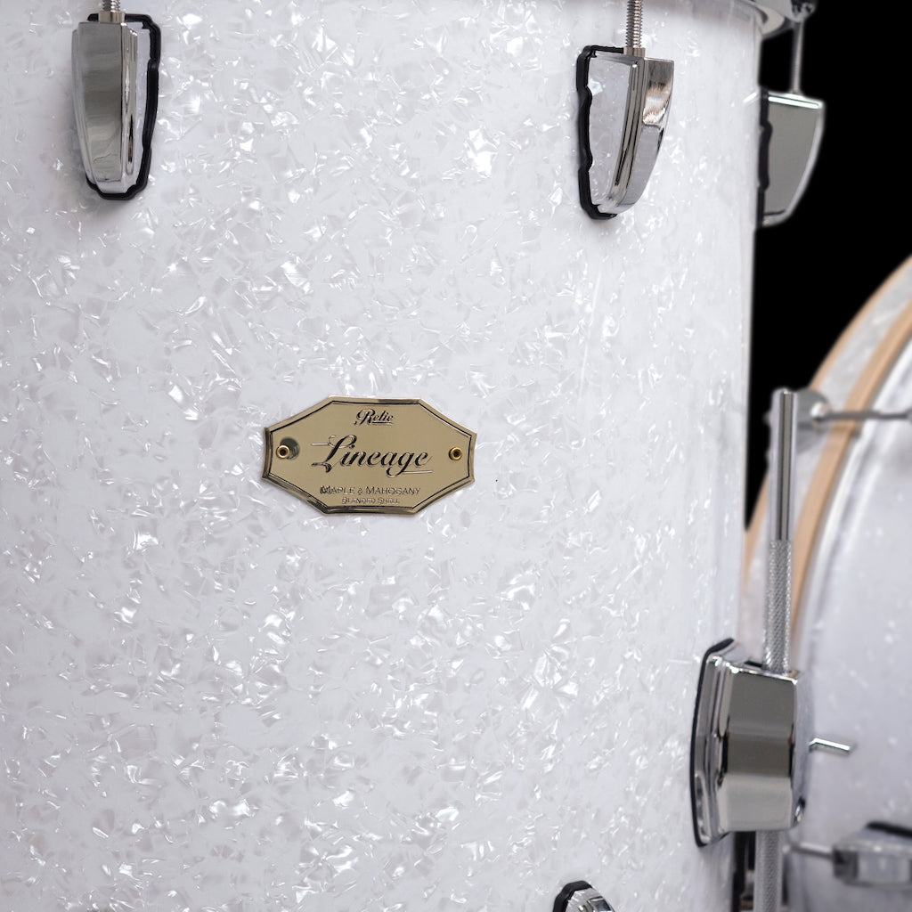 Relic Lineage Drum Kit - White Pearl