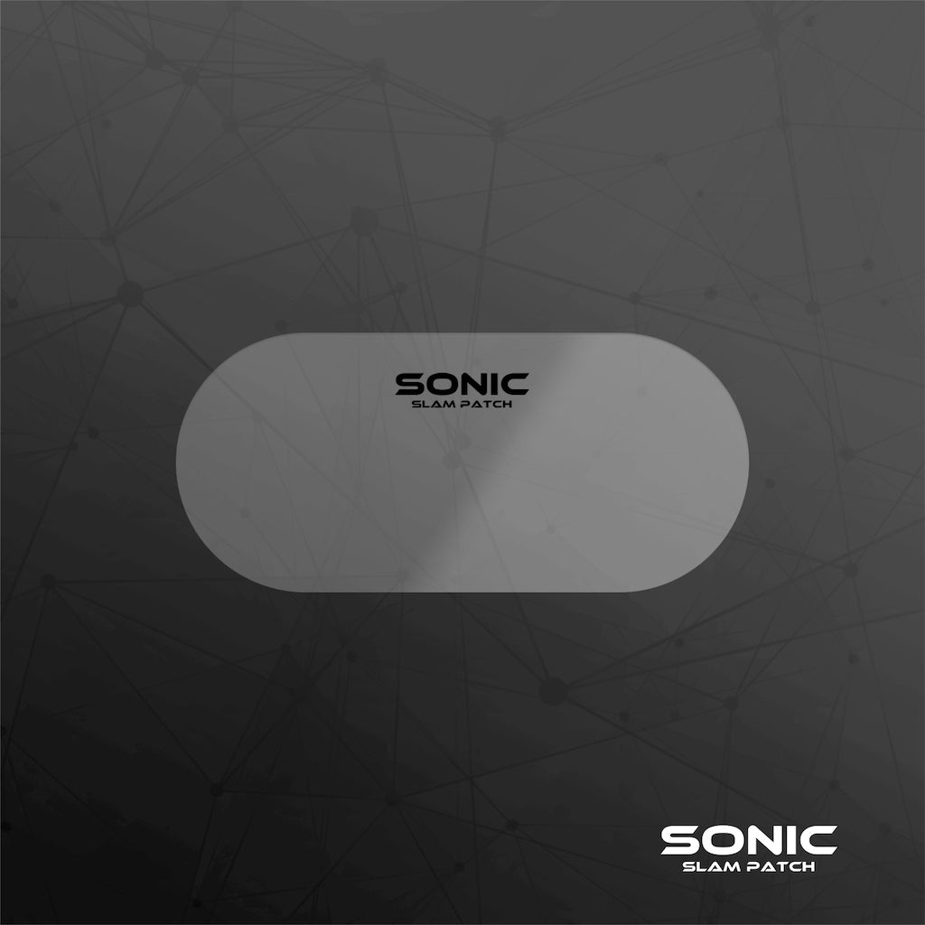 Sonic Slam Bass Drum Patch - Double Clear