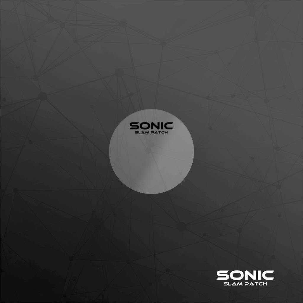 Sonic Slam Bass Drum Patch - Single Clear
