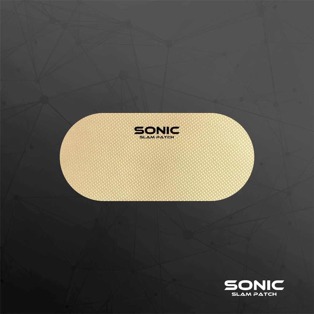 Sonic Slam Bass Drum Patch - Double Beige