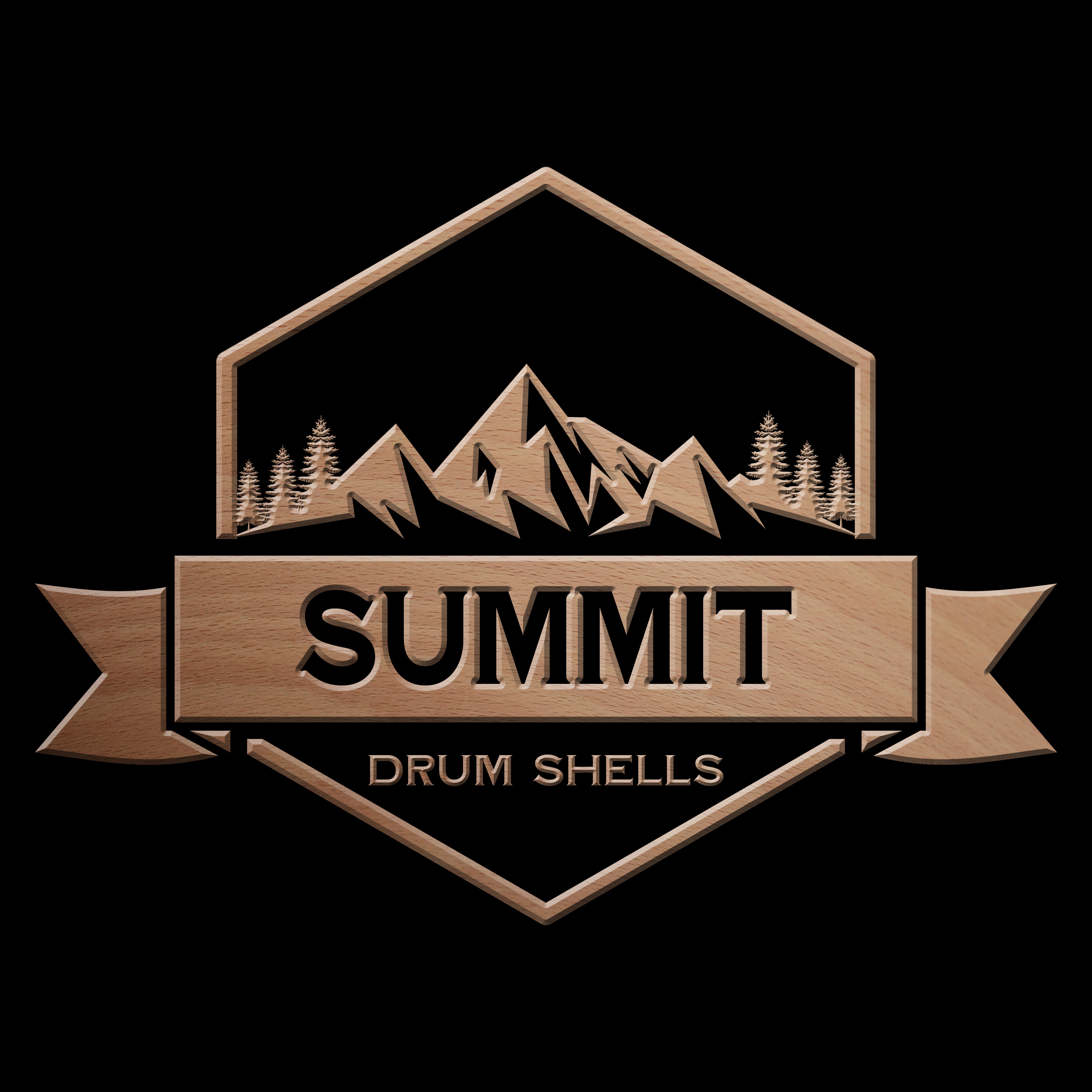 Summit Drum Shells - Beech Sizes 8 - 22''