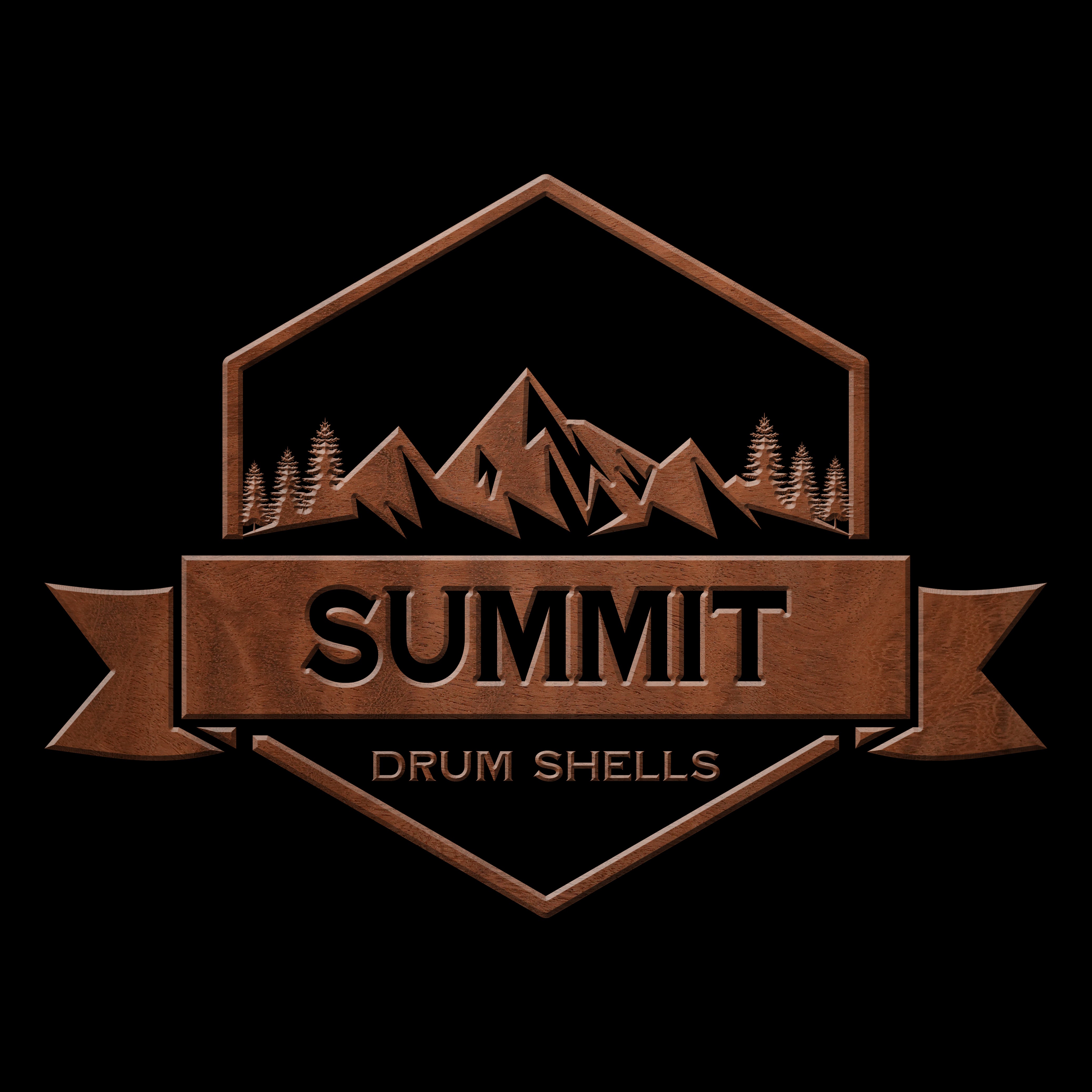 Summit Drum Shells Maple with Sapele Veneer Snare