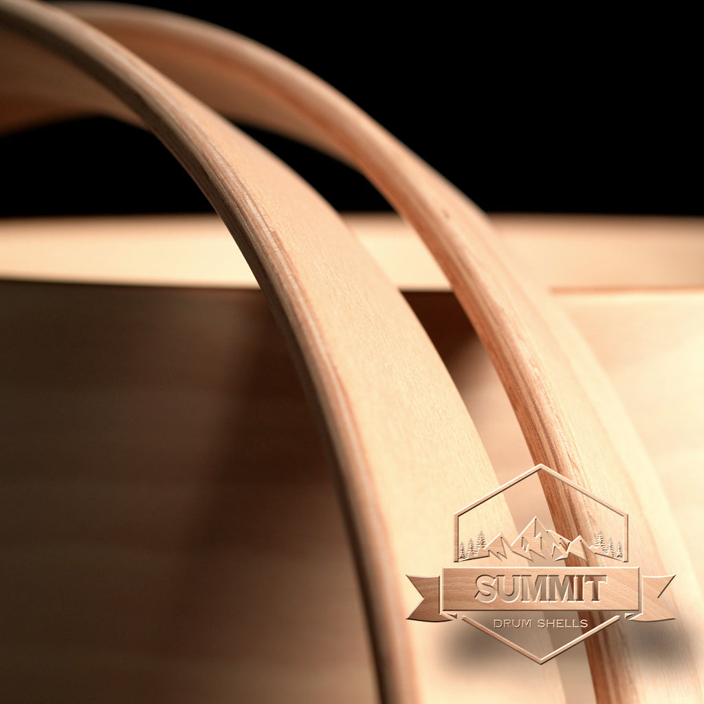 Summit Drum Shells - Beech Sizes 8 - 22''
