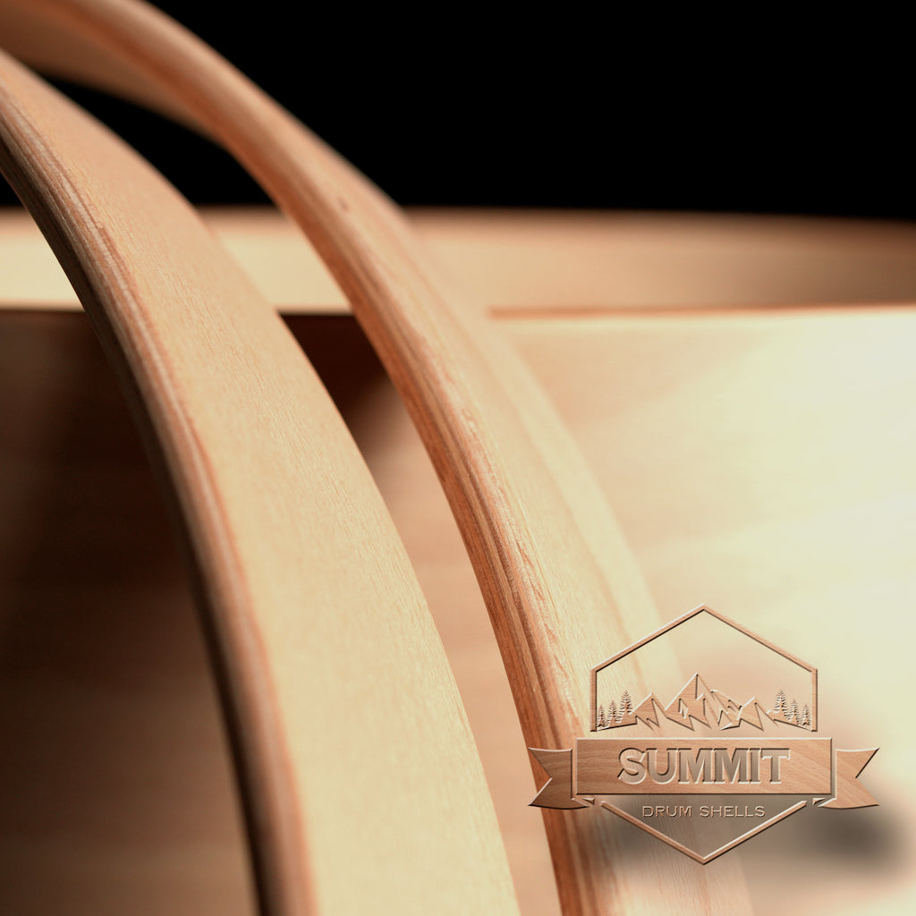 Summit Drum Shells - Beech Sizes 8 - 22''