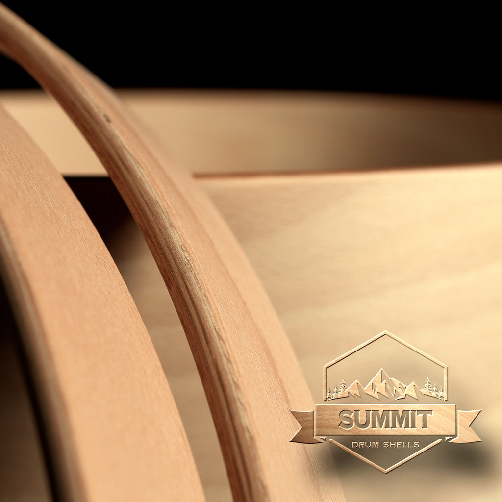 Summit Drum Shells - Beech Sizes 8 - 22''