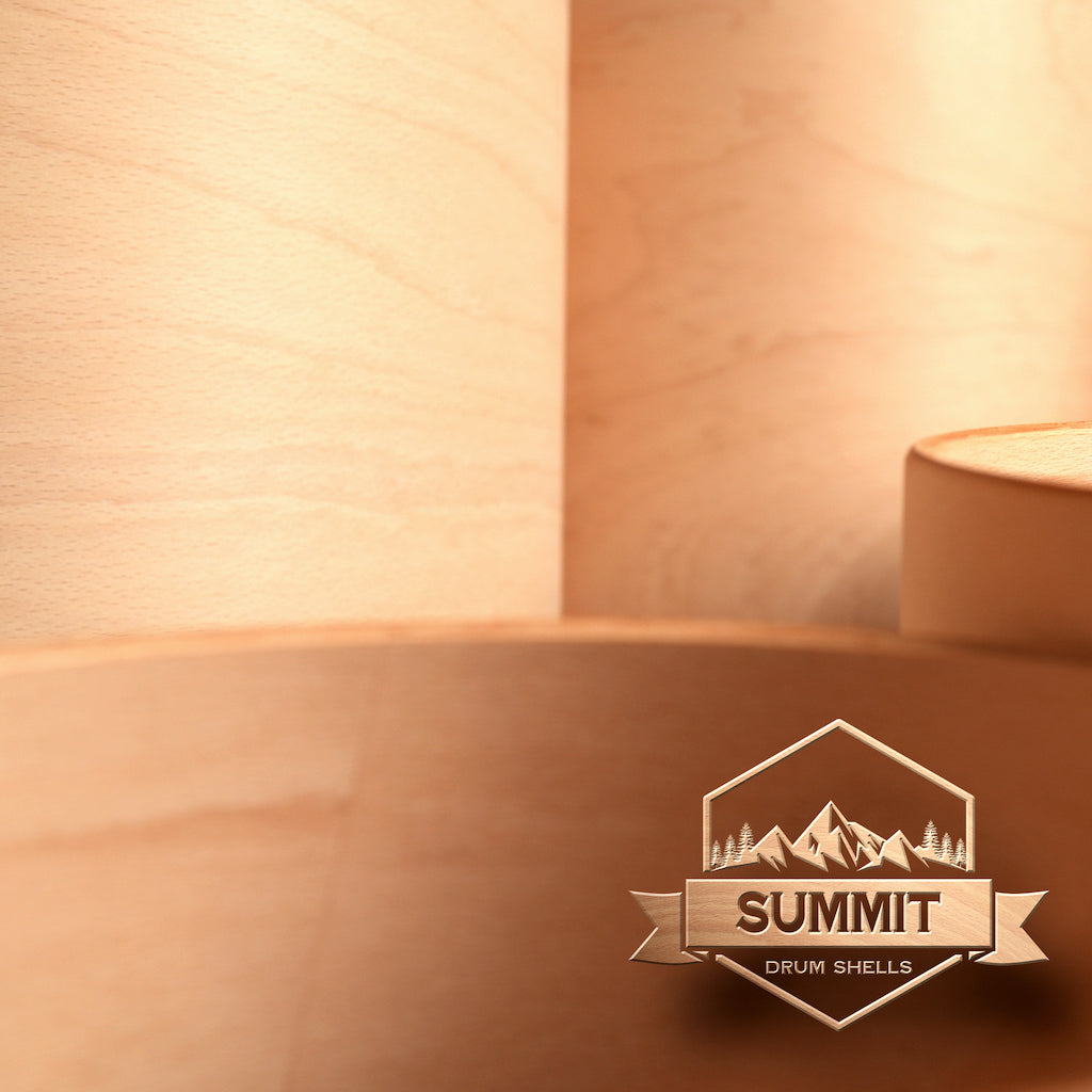 Summit Drum Shells - Beech Sizes 8 - 22''