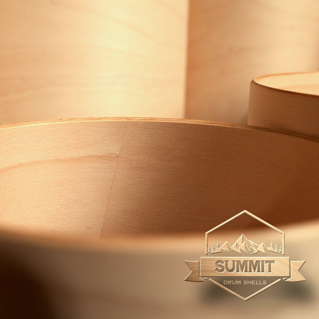 Summit Drum Shells - Beech Sizes 8 - 22''
