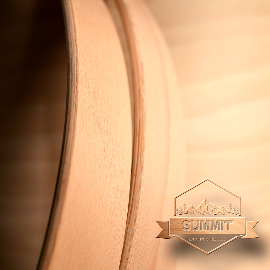 Summit Drum Shells - Beech Sizes 8 - 22''