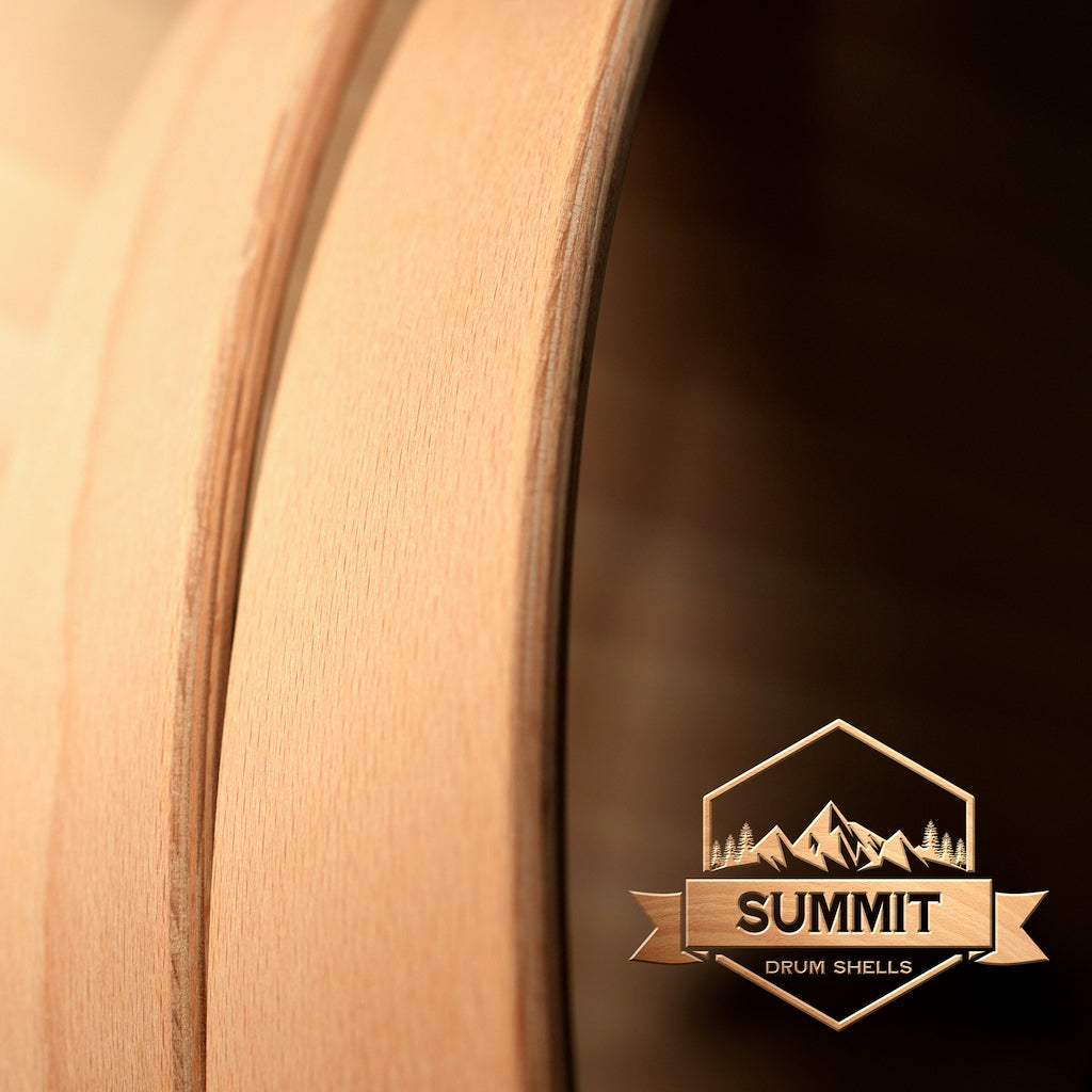 Summit Drum Shells - Beech Sizes 8 - 22''