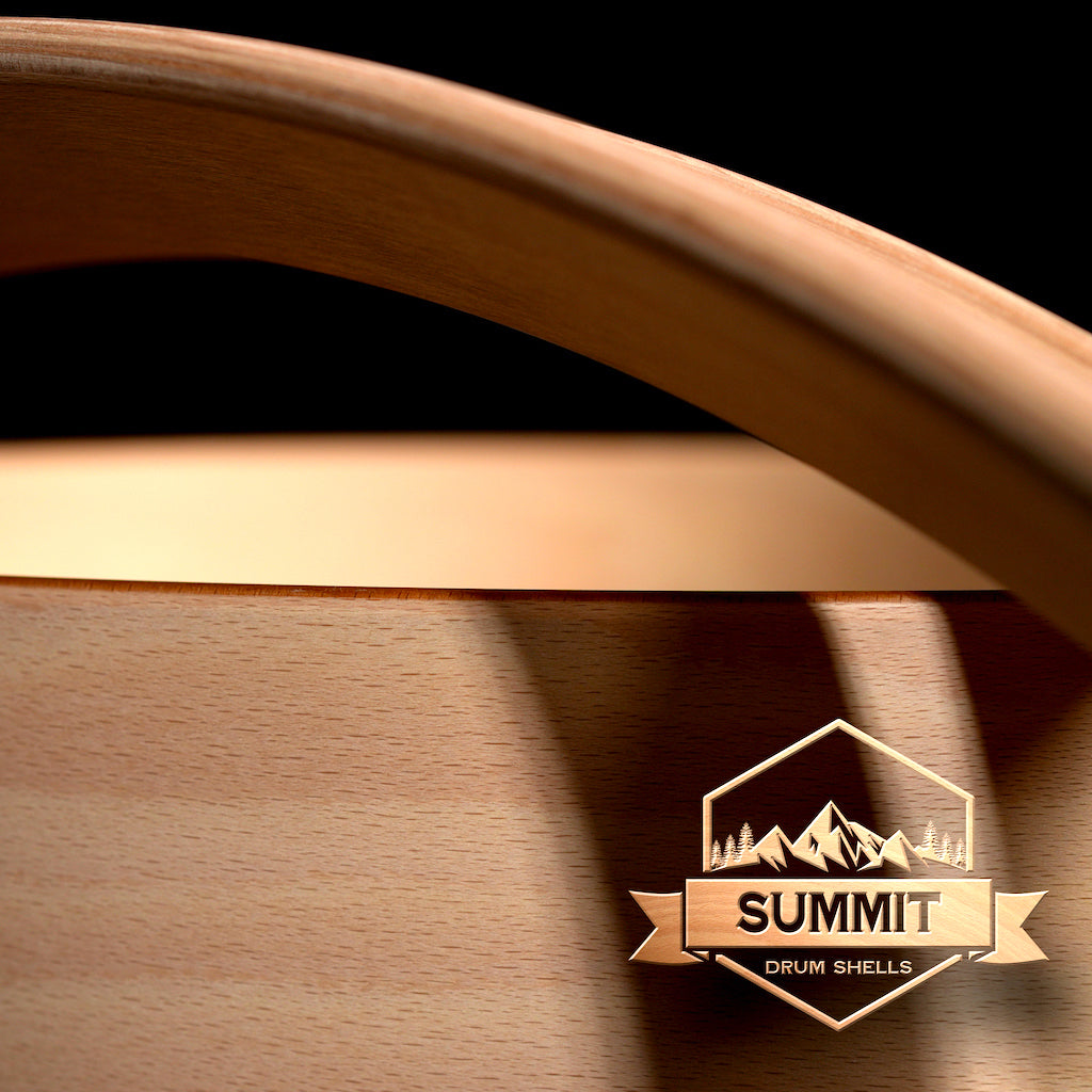 Summit Drum Shells - Beech Sizes 8 - 22''