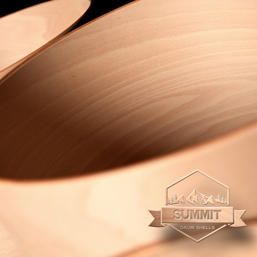 Summit Drum Shells - Beech Sizes 8 - 22''