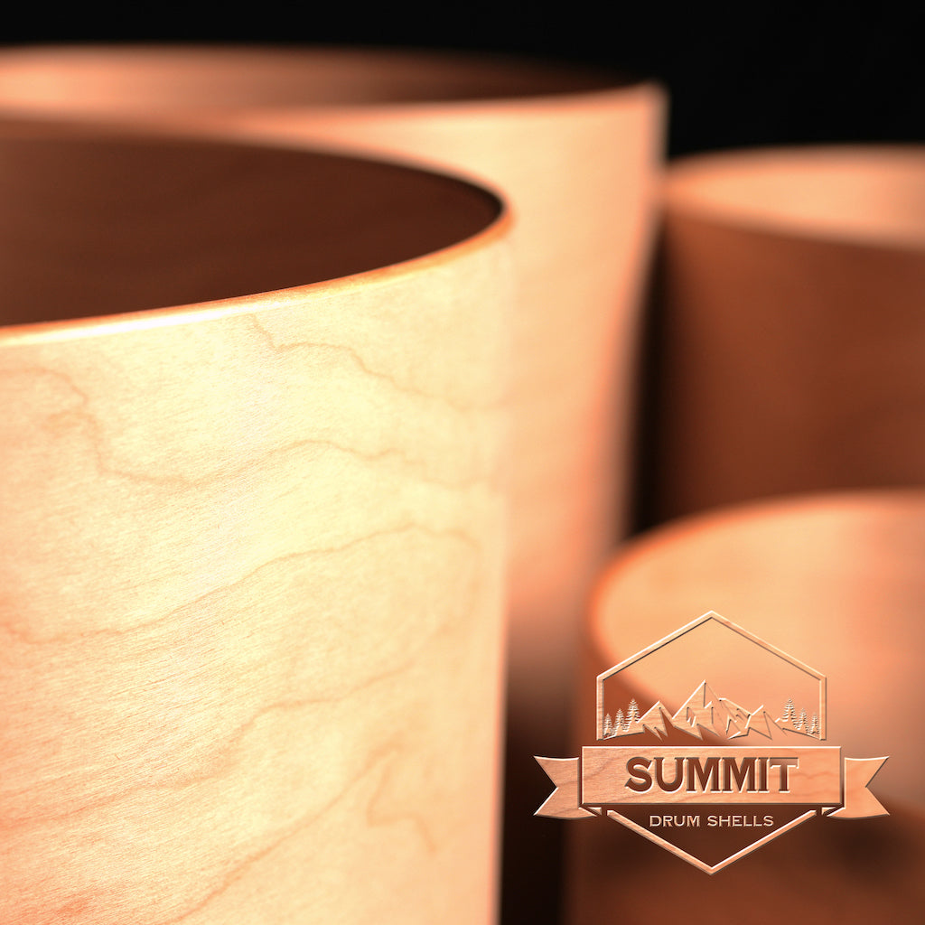 Summit Drum Shells - Cherry Sizes 8 - 22''