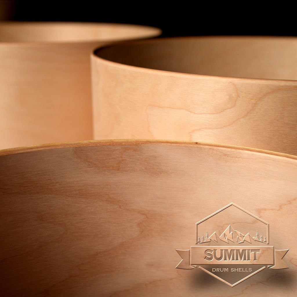 Summit Drum Shells - Maple Sizes 8 - 22''