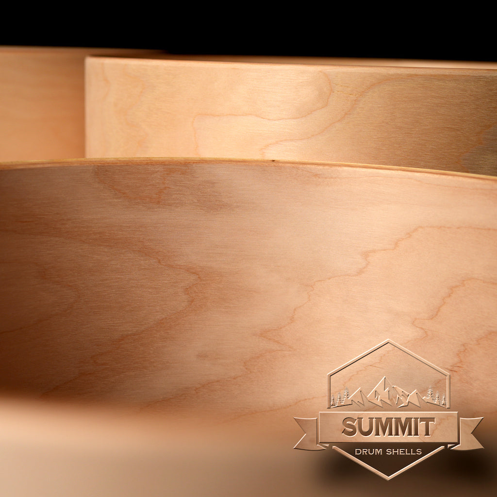 Summit Drum Shells - Maple Sizes 8 - 22''
