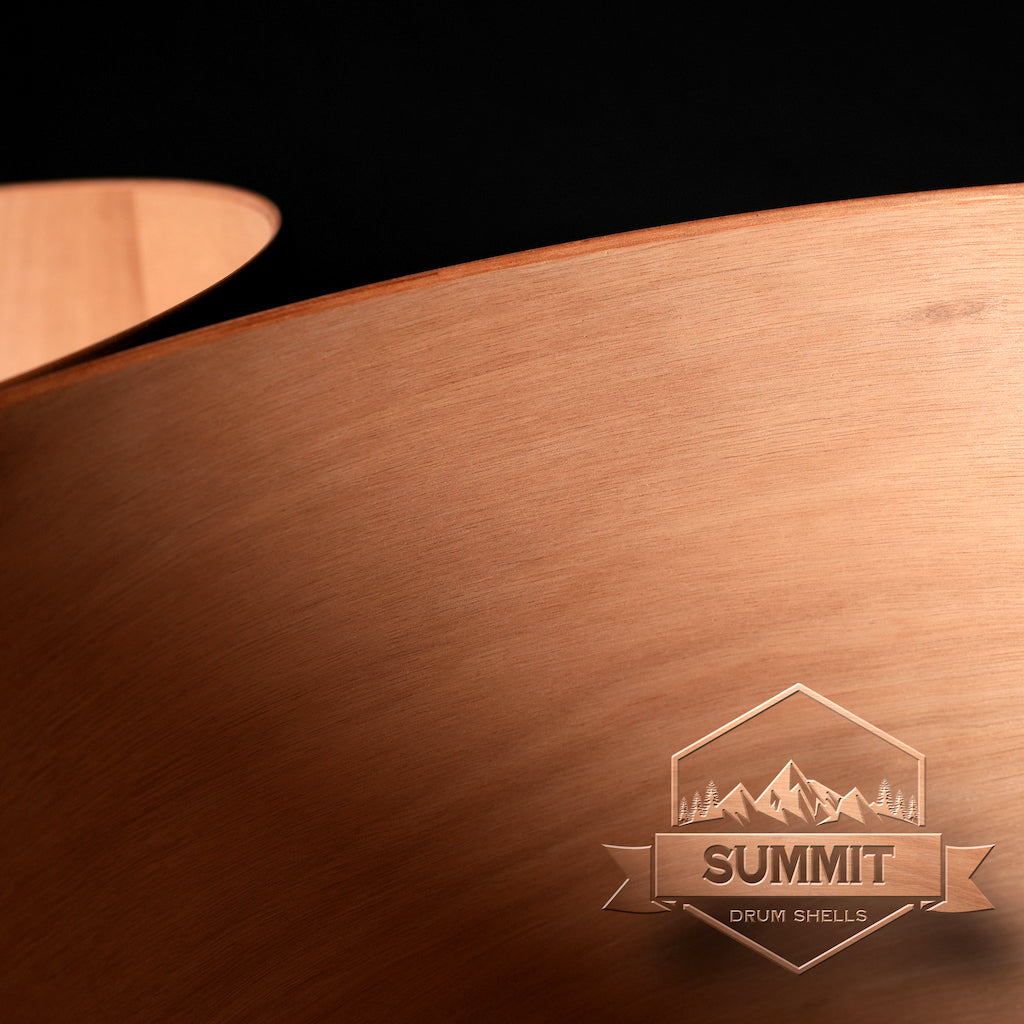 Summit Drum Shells - Okoume Sizes 8 - 22''