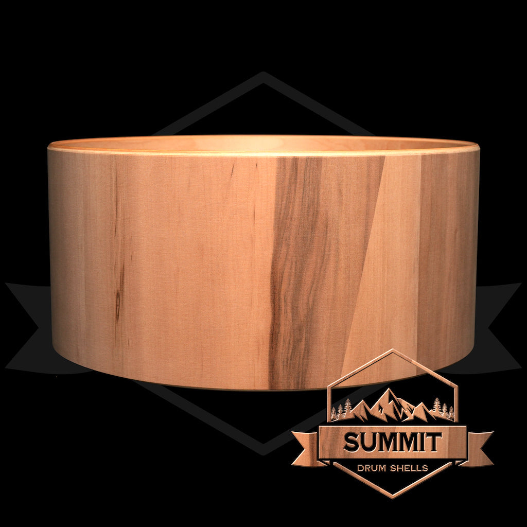 Summit Drum Shells Maple with Wild Apple Veneer Snare