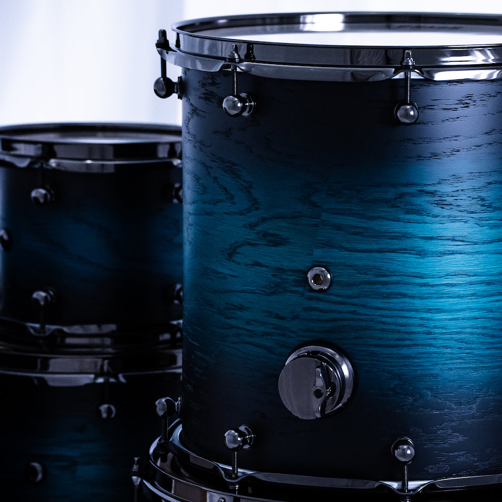 Chaos Phoenix II Maple & Oak Drum Kit - Blue Burst