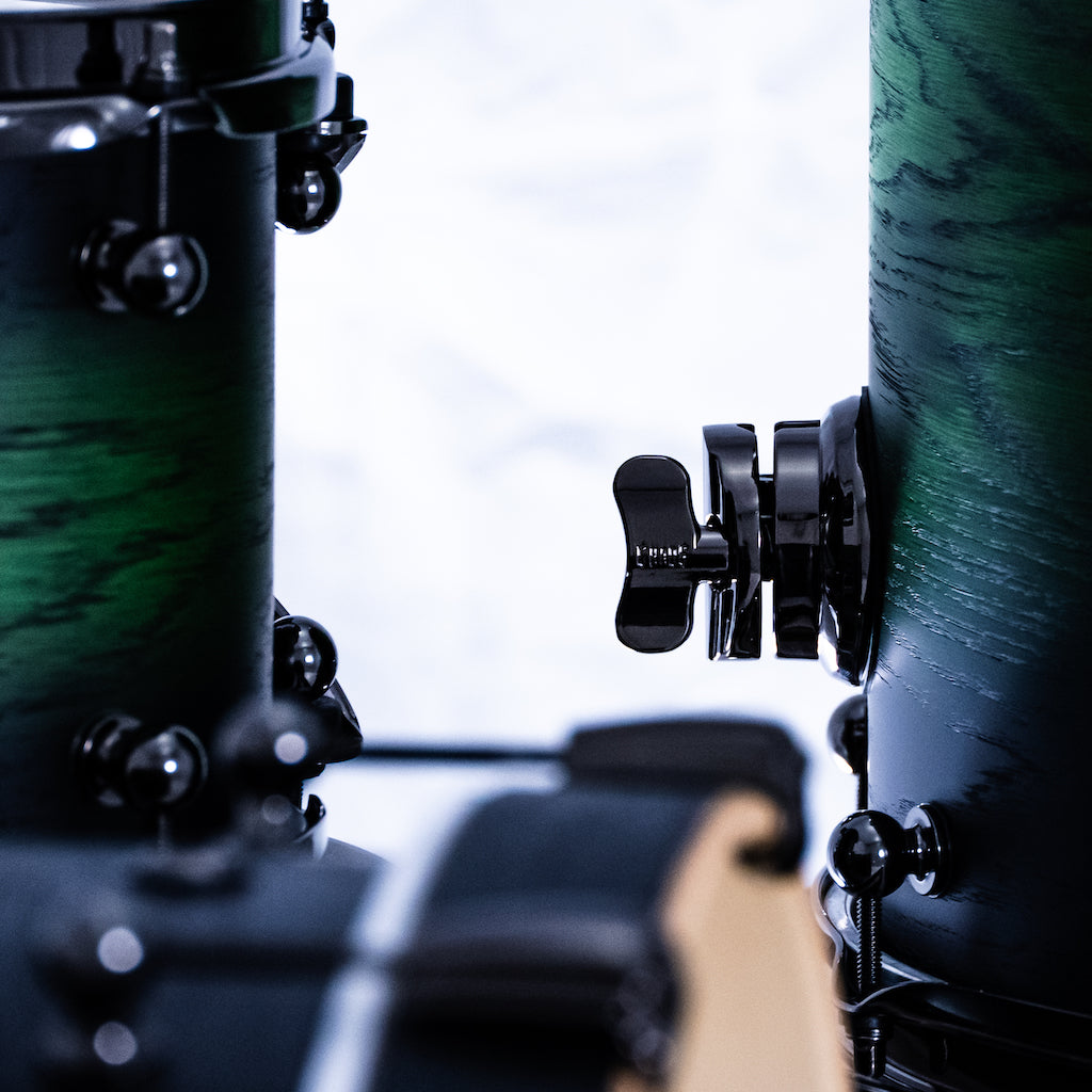 Chaos Phoenix II Maple & Oak Drum Kit - Green Burst