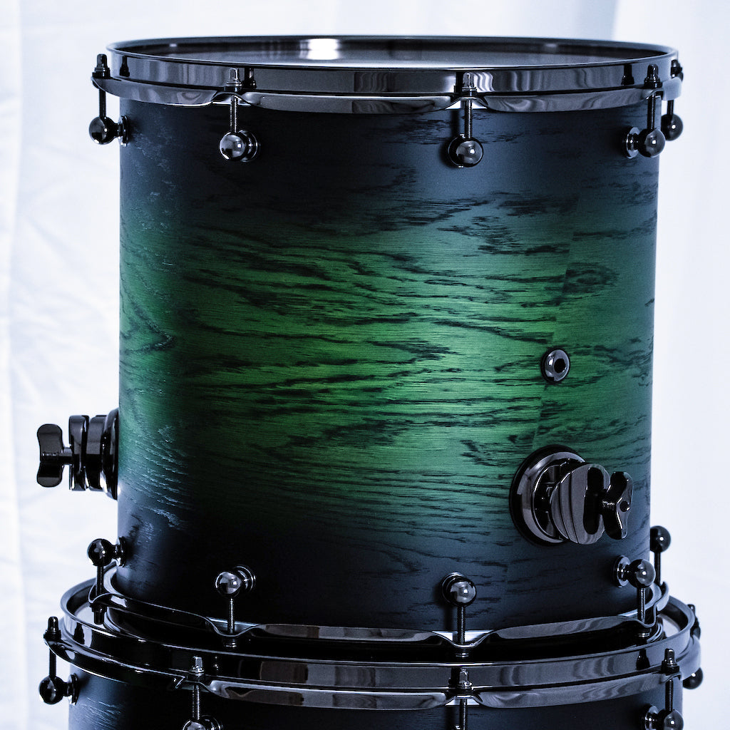 Chaos Phoenix II Maple & Oak Drum Kit - Green Burst