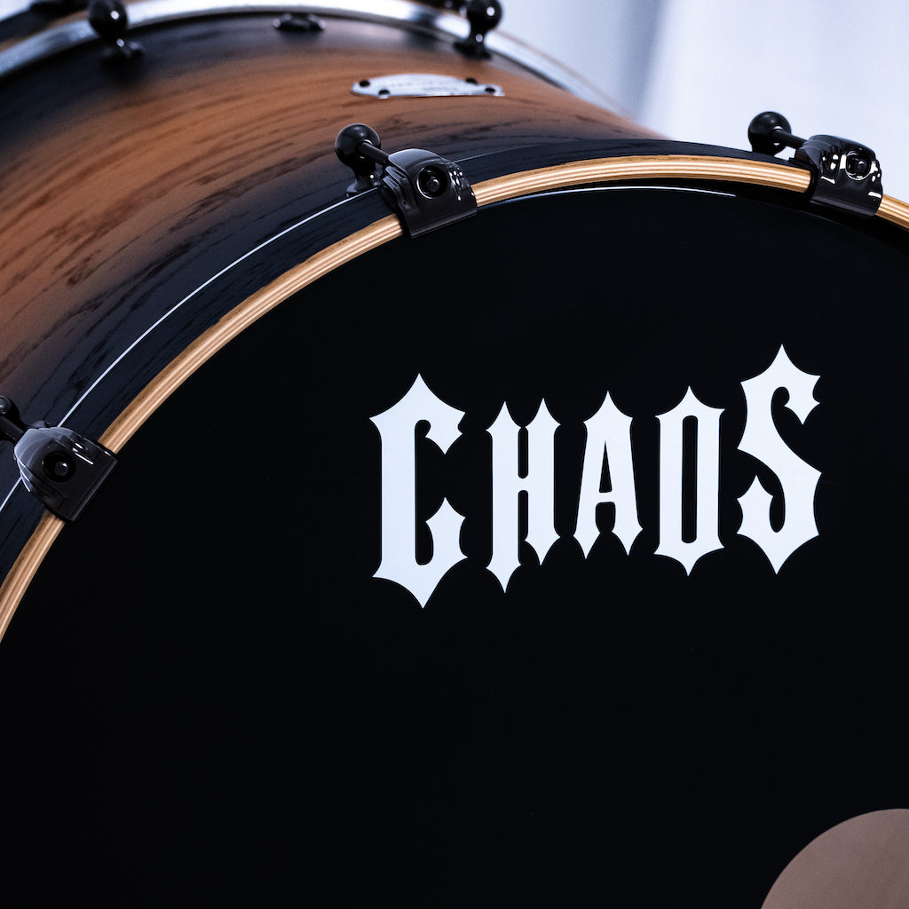 Chaos Phoenix II Maple & Oak Drum Kit - Orange Burst